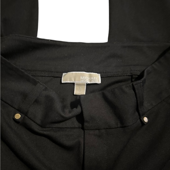 Michael Kora Classic Black Straight Leg Work Pants-8 - Picture 4 of 5